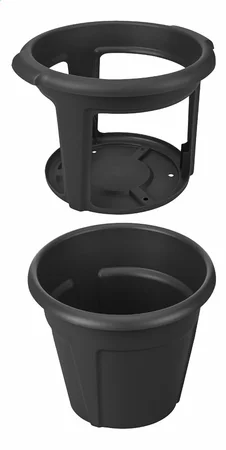Green Basics Aardappel Pot - D 33cm - Living Black - afbeelding 1