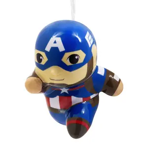 Hallmark Ornament – Decoupage Capt America – Marvel - afbeelding 2