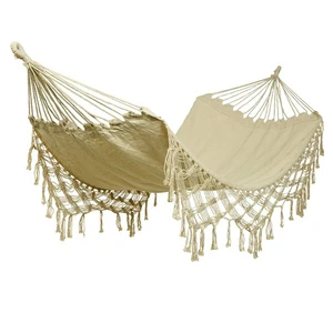 Hangmat 290 cm creme - afbeelding 3