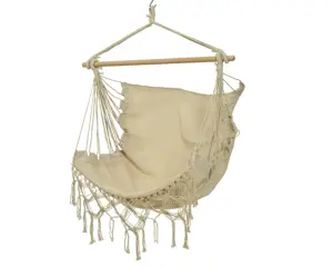 HANGSTOEL L30W130H100 CREME - afbeelding 1