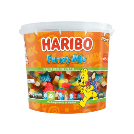 Haribo Tubs 650gr Funny Mix