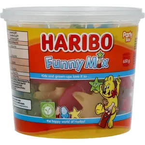 Haribo Tubs 650Gr Funny Mix - afbeelding 2
