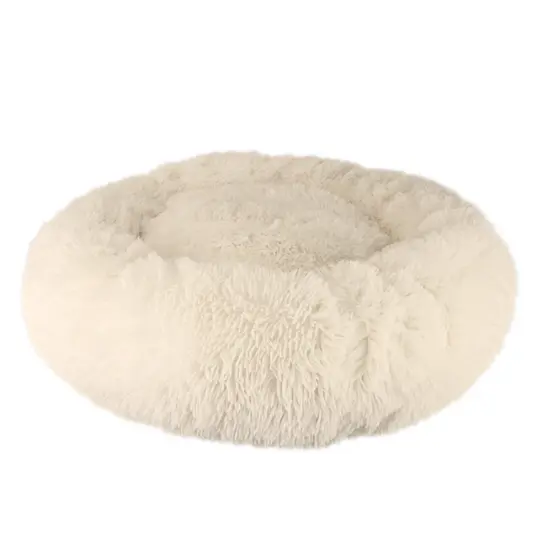 Hondenmand Ø40 Wasbare Hoes Beige - afbeelding 1