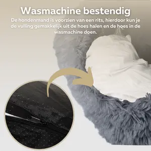 HONDENMAND Ø50 WASBARE HOES D GRIJS - afbeelding 4