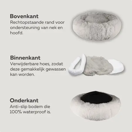 HONDENMAND Ø60 WASBARE HOES L GRIJS - afbeelding 5