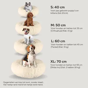 HONDENMAND Ø70 WASBARE HOES BEIGE - afbeelding 6