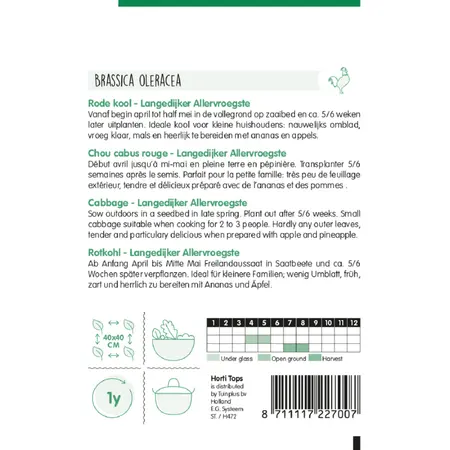 HT RODEKOOL LANGEDIJKER ALLERVROEGSTE - afbeelding 2