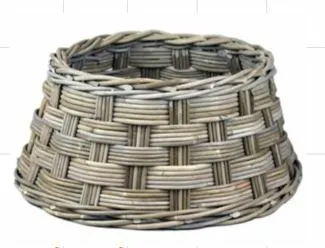 HULS ROTAN CROSS GREY D60H26CM