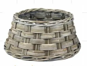 HULS ROTAN CROSS GREY D60H26CM