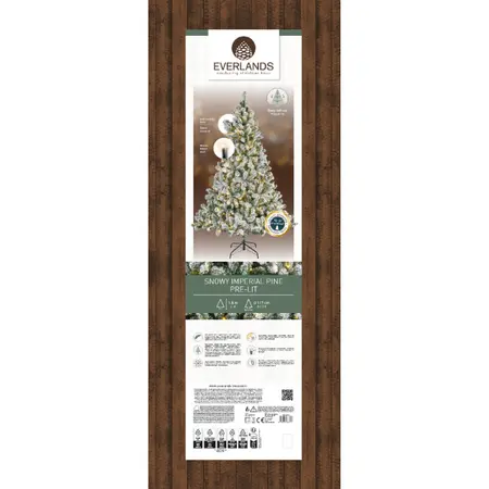 Imperial Pine Snowy LED - D117/H180cm - afbeelding 4