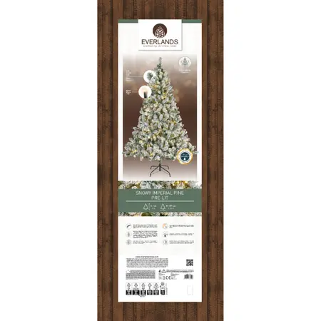 Imperial Pine Snowy LED - D137/H210cm - afbeelding 5