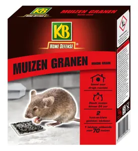KB MUIZEN GRANEN ALFACHLORALOSE KANT-EN-KLARE LOKDOOS 2ST 'MAGIK GRAIN'