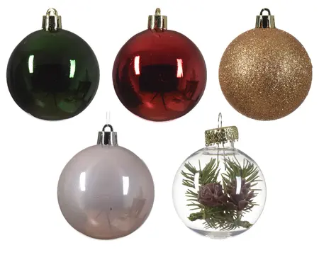 KERSTBAL MIX ASS D.6CM - afbeelding 1