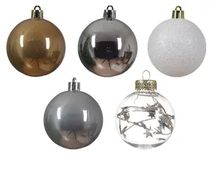 KERSTBAL MIX ASS D.6CM - afbeelding 2