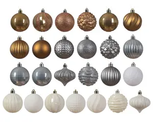 KERSTBAL MIX ASS D.7CM - afbeelding 1
