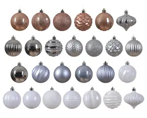 KERSTBAL MIX ASS D.7CM - afbeelding 2