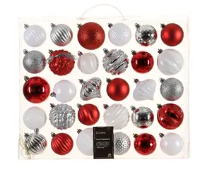 KERSTBAL MIX ASS D.7CM - afbeelding 2