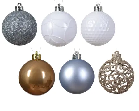 KERSTBAL MIX D.6CM - afbeelding 1