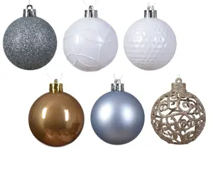 KERSTBAL MIX D.6CM - afbeelding 2