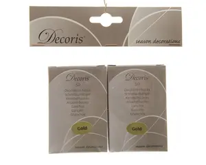 Kerstbalhaakjes IJzer - L3,5cm - Goud - afbeelding 1