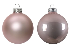 Kerstballen Glas Enamel/Mat - D5cm - afbeelding 2