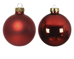 Kerstballen Glas Shiny/Matt - D5cm - afbeelding 2