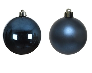 Kerstballen Glas Shiny/Matt - D6cm - afbeelding 2