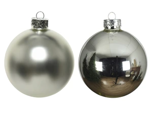 Kerstballen Glas Shiny/Matt - D6cm - afbeelding 2