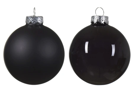 Kerstballen Glas Shiny/Matt - D6cm - afbeelding 2
