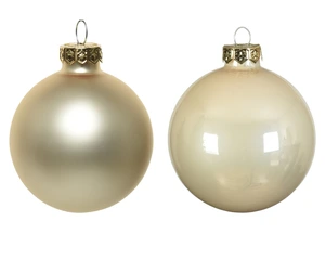 Kerstballen Glas Shiny/Matt - D8cm - afbeelding 2
