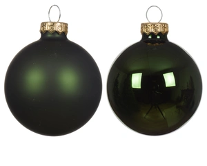 Kerstballen Glas Shiny/Matt - D8cm - afbeelding 2