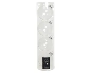 KERSTBALLEN TRANSPARANT/HELDER D10CM