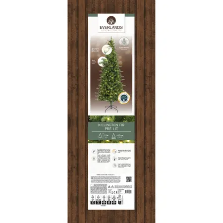 KILLINGTON FIR MICRO LED D93H180CM 280L GREEN/WARM WHITE - afbeelding 4
