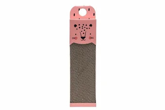 Krabplank Luipaard Roze - Karton - afbeelding 1