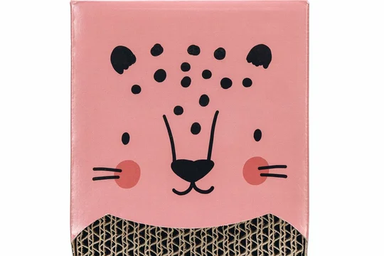 Krabplank Luipaard Roze - Karton - afbeelding 5