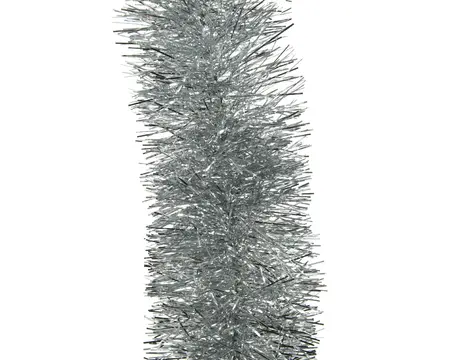 LAMETTA GUIRLANDE PET SHINY ZILVER D10CMH.270CM - afbeelding 2