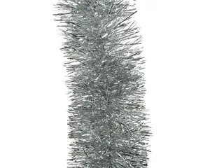 LAMETTA GUIRLANDE PET SHINY ZILVER D10CMH.270CM - afbeelding 2