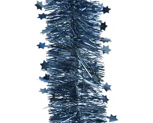 LAMETTA GUIRLANDE SHINY STAR D9H.270CM NACHTBLAUW - afbeelding 3