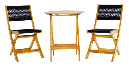 LANZAROTE BISTRO SET BLACK FSC 100% - afbeelding 1