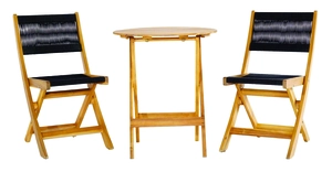 LANZAROTE BISTRO SET BLACK FSC 100% - afbeelding 4