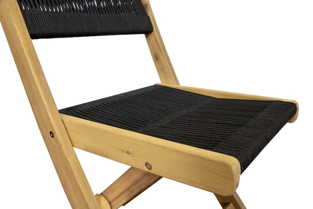 LANZAROTE BISTRO SET BLACK FSC 100% - afbeelding 2