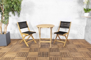 LANZAROTE BISTRO SET BLACK FSC 100% - afbeelding 4