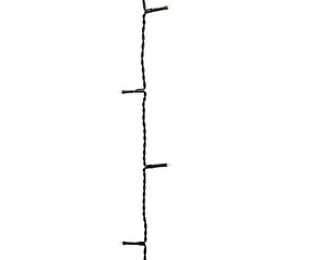 LED BASIC LIGHTS TWINKEL EFFECT L.1350CM ZWART/SOFT MULTI - afbeelding 2