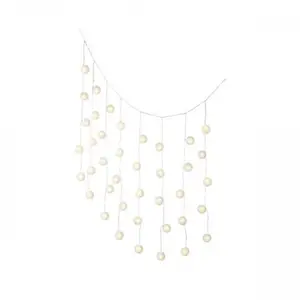 LED PARASOL PARTYLIGHT  WIT/WARM WIT L120CM40L - afbeelding 3