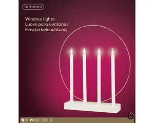 LED RAAMDECO BO L8B42H45CM WT/WWIT - afbeelding 3