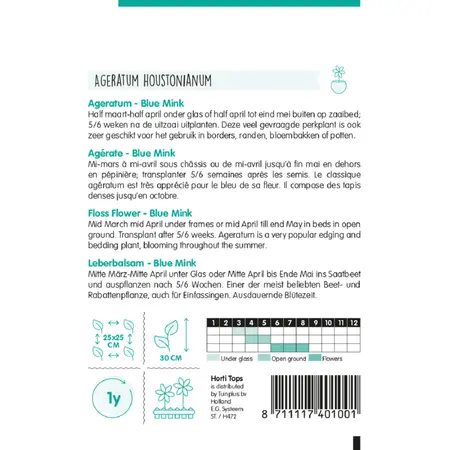 Leverbalsem 'Blue Mink' - afbeelding 2