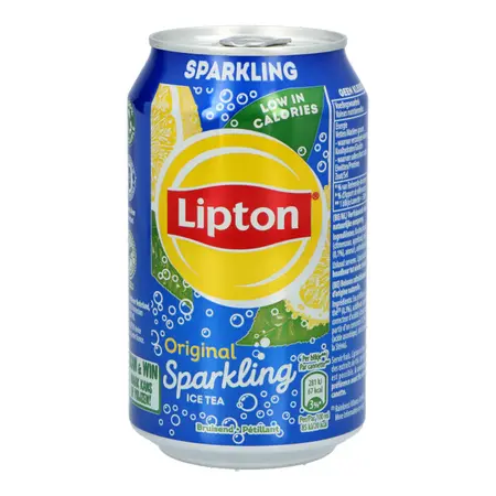 Lipton Ice Tea Sparkling Can 24 X 33Cl - afbeelding 1