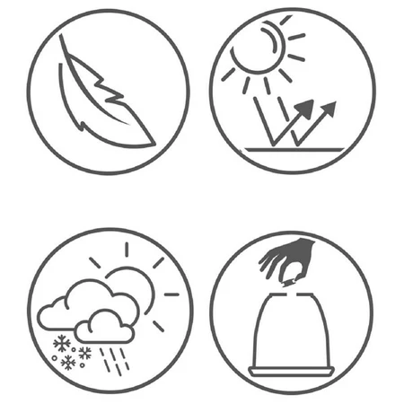 Logan Planter - D24/H37cm Taupe - afbeelding 4