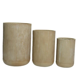 LOGAN PLANTER D30H47CM TERRA - afbeelding 3