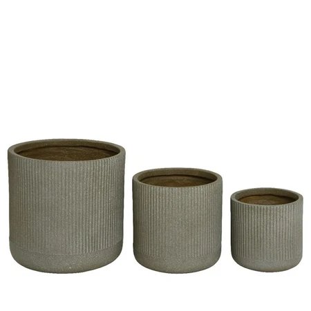 LOGAN PLANTER L36B36H36CM TAUPE - afbeelding 4